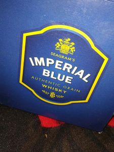 Seagram&#39;s Imperial Blue Whisky Glass