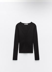 Zara Black fitted Top