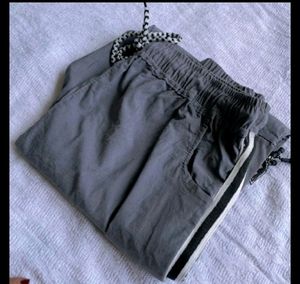 Grey Joggers Pants For Casual Use