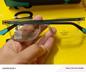 Lenskart Matte Grey Sky Blue Full Rim Air