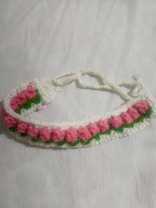 Crochet Flower Headbands - Set of 2