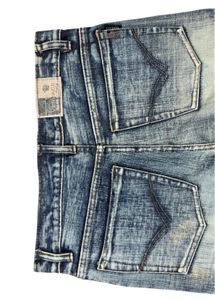 VERSACE Wide Leg Denim Jeans
