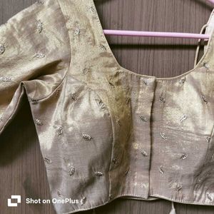 Brand new Elegant Gold Saree Blouse