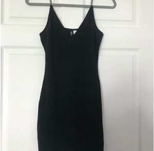 H&amp;M Sparkly Black Mini Dress