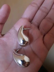 Silver Teardrop Earrings