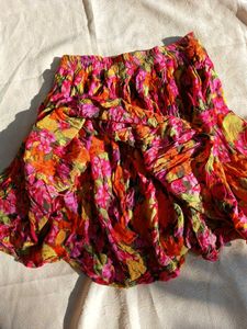Floral Print Skirt