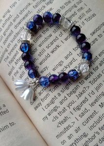 royal Butterfly and floral combo bracelet
