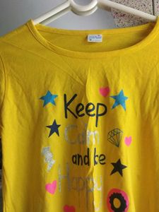 Yellow Full T Shirt