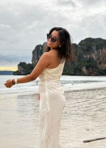 Cream Beach Dress