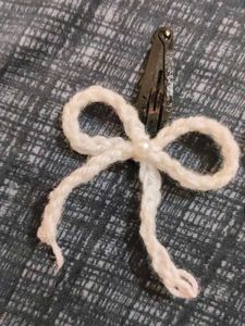Crochet Bow Hair Clips (Set of 2)