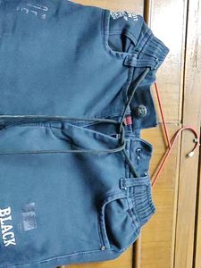 Denim Jeans In Navy Blue Colour With 40 Waist Size Including Rope To Adjust Size According To You.