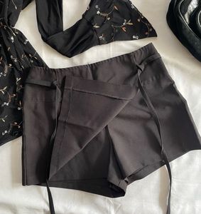 Set Of Asymmetrical Top And Skorts