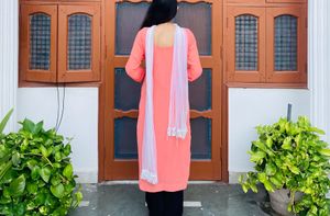 Elegant Green Embroidered Kurta Set