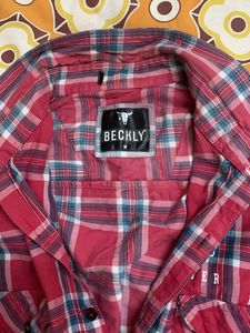 Red Checked Beckly Semi-formal Shirt