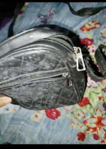 Black Quilted Crossbody Bag