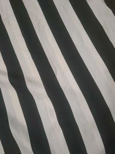 Striped Black &amp; White Kurti