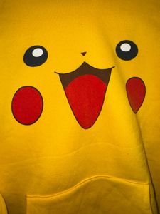 Pikachu Hoodie With Cute Ears