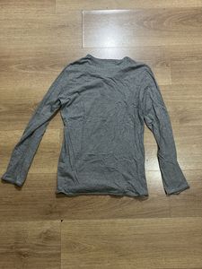 Zara Gray Long Sleeve Henley