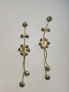 Golden Dangle Earrings