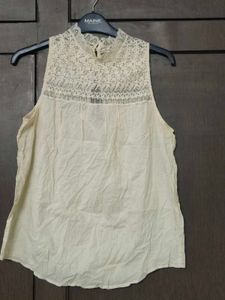 Off White Cotton Top