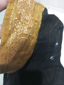 Elegant Black &amp; Gold Blouse