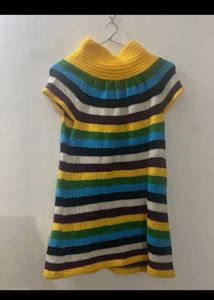 Striped Knit Mini Dress