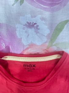 max tshirts 12-18 month set of 6