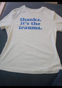 Savana Thanks Trauma Skinny Tshirt