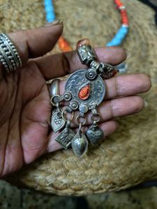 Original Vintage Afghani Long Tribal Neckpiece