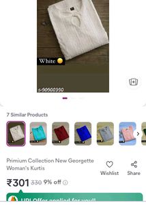 White Chikankari Kurti - XXL [Unused]