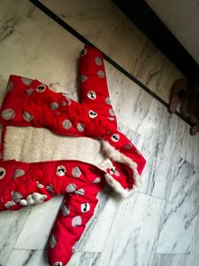 Cute Red Polka Dot Jacket