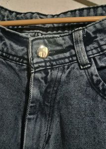 Blackish Grey Straight Fit Jeans