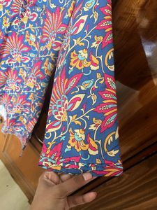 Floral Print Kurta Set