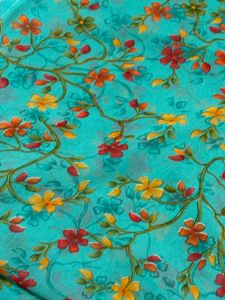 Floral elegant saree (without Blouse)