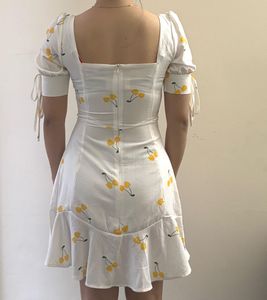 White Floral Dress
