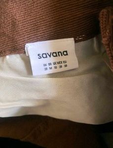 High Waist Straight Leg Brown Jeans