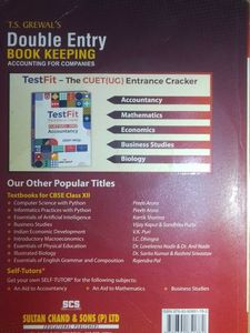 T.S. Grewal's Double Entry Book Keeping