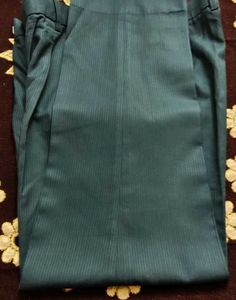 Men&#39;s Teal Striped Dress Pants