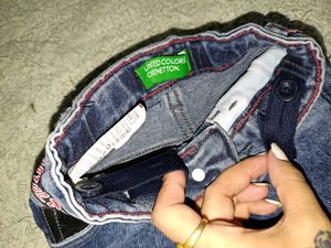 Benetton Motorcycle Denim Jeans (Boy)