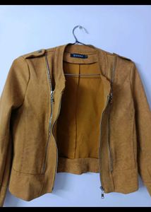 Yellow Suede Jacket