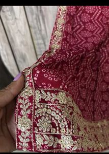 Maroon Embroidered Anarkali Dress
