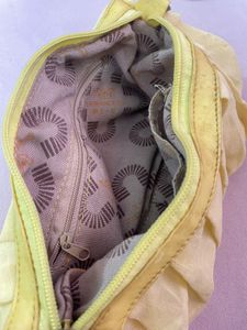 Yellow Floral Evening Bag