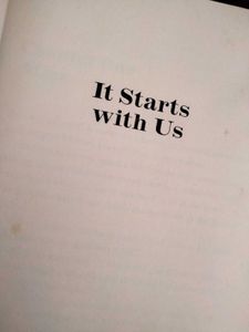 It Starts With Us by Colleen Hoover