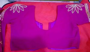 Ornate Magenta Saree Intricate Santara Pattern