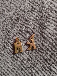 MK Initial Pendants