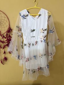 Floral Embroidered Dress