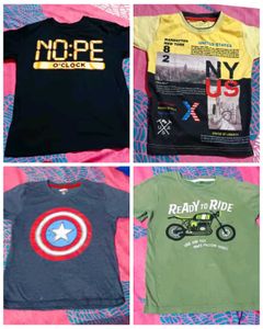 COMBO OF 4 TSHIRT FOR 7 TO 8 YEAR BOYS