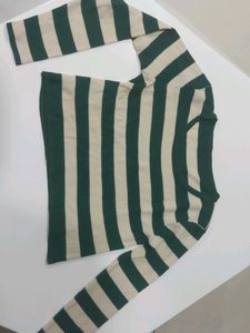 Striped Knit Sweater