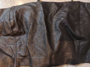 Black Leather Tie Back Tube Top