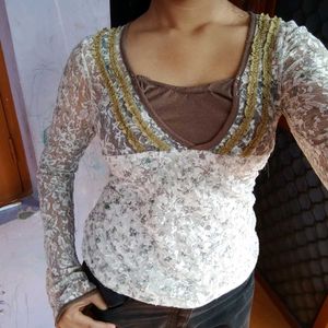 japanese coquette/ bayonetta top